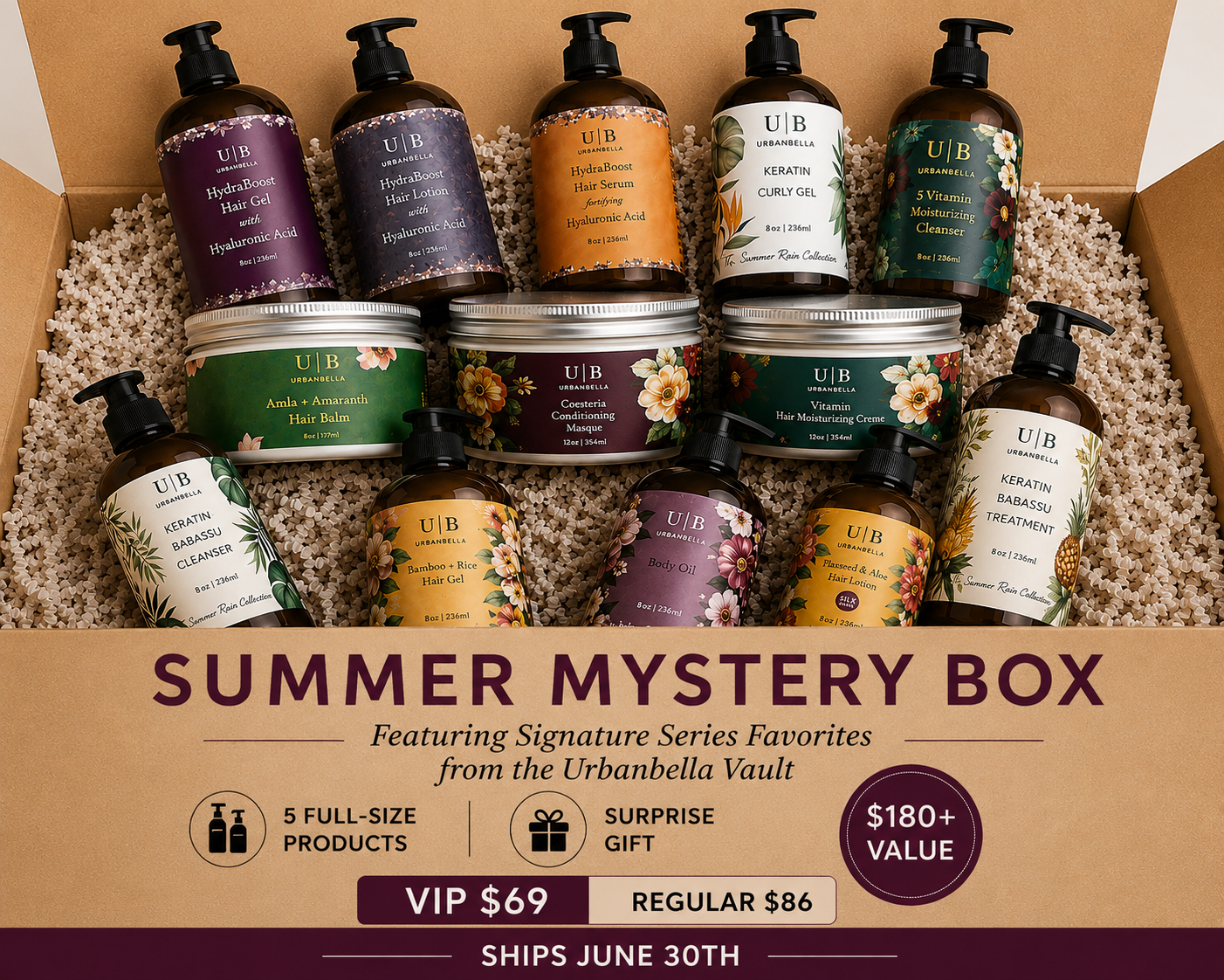 2026 Summer Mystery Box for  Curly Natural Hair
